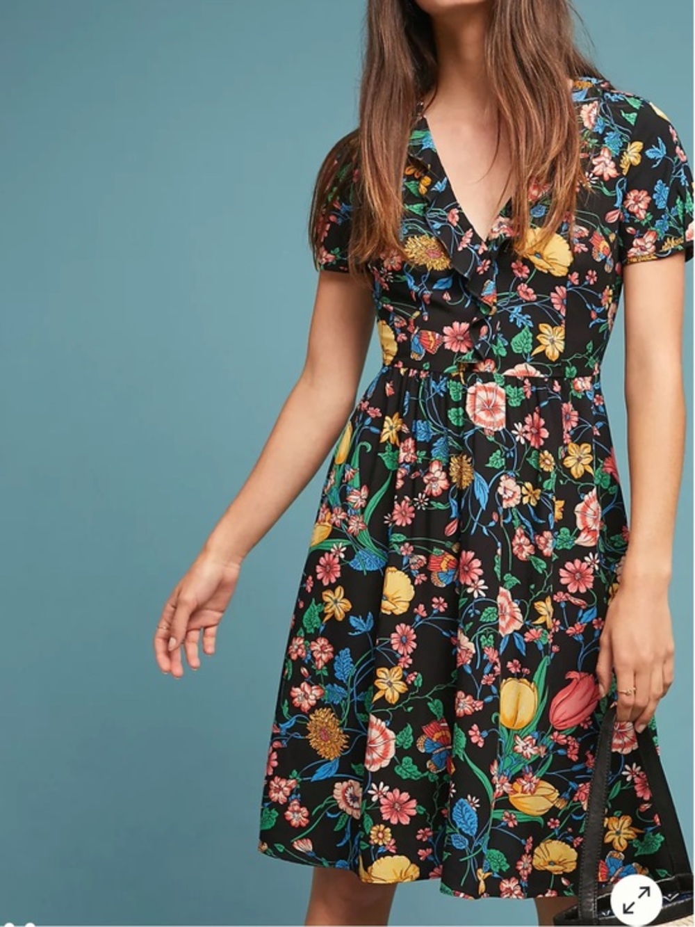 Anthropologie Maeve Bloedel Floral Dress Size 6